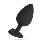 Cuore Plug Anal Grande Com 4 Joias Intercambiáveis Crushious