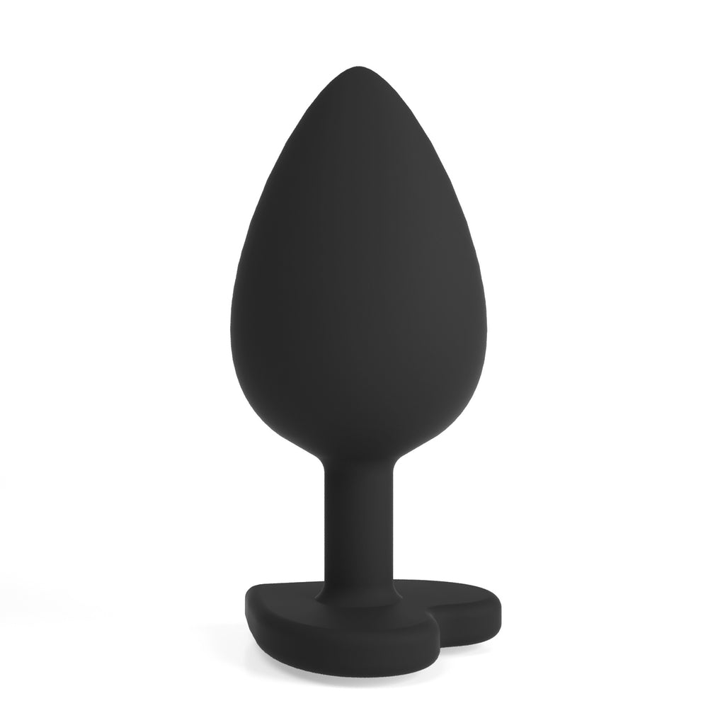 Cuore Plug Anal Médio Com 4 Joias Intercambiáveis Crushious
