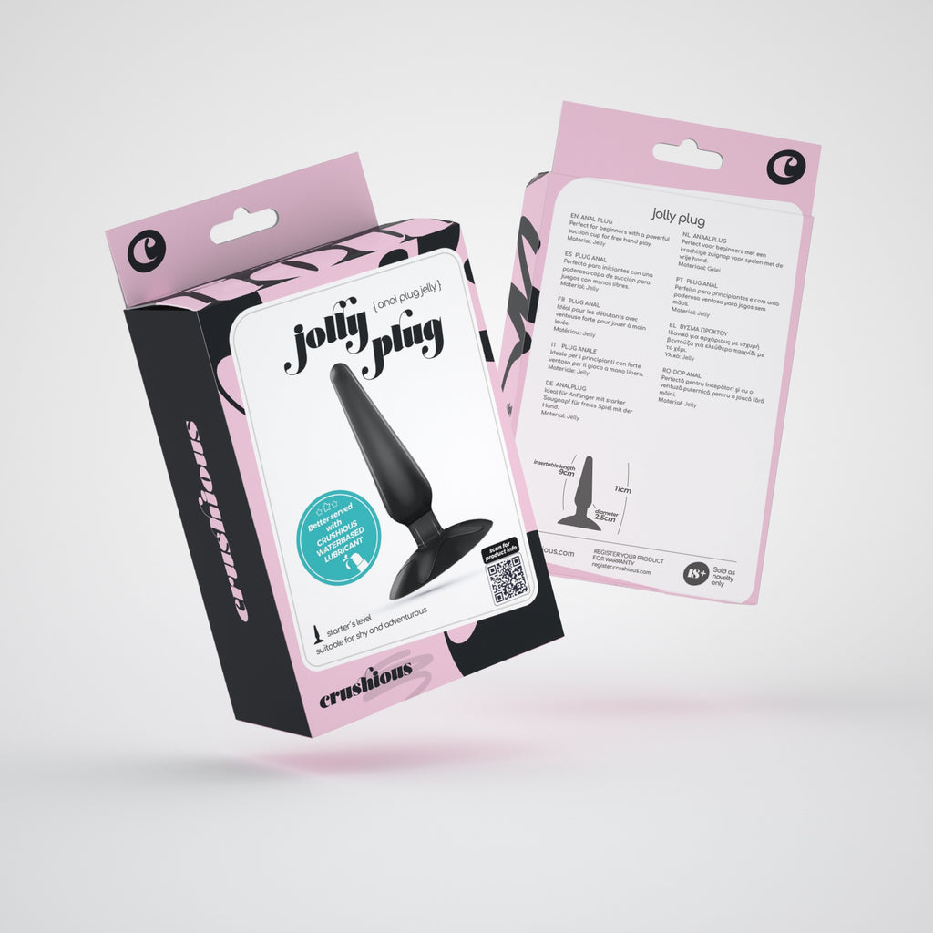 Plug Anal Jolly Plug Preto Crushious