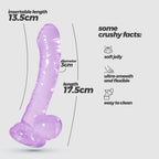 Hudini Dildo Anal Jelly Roxo Crushious