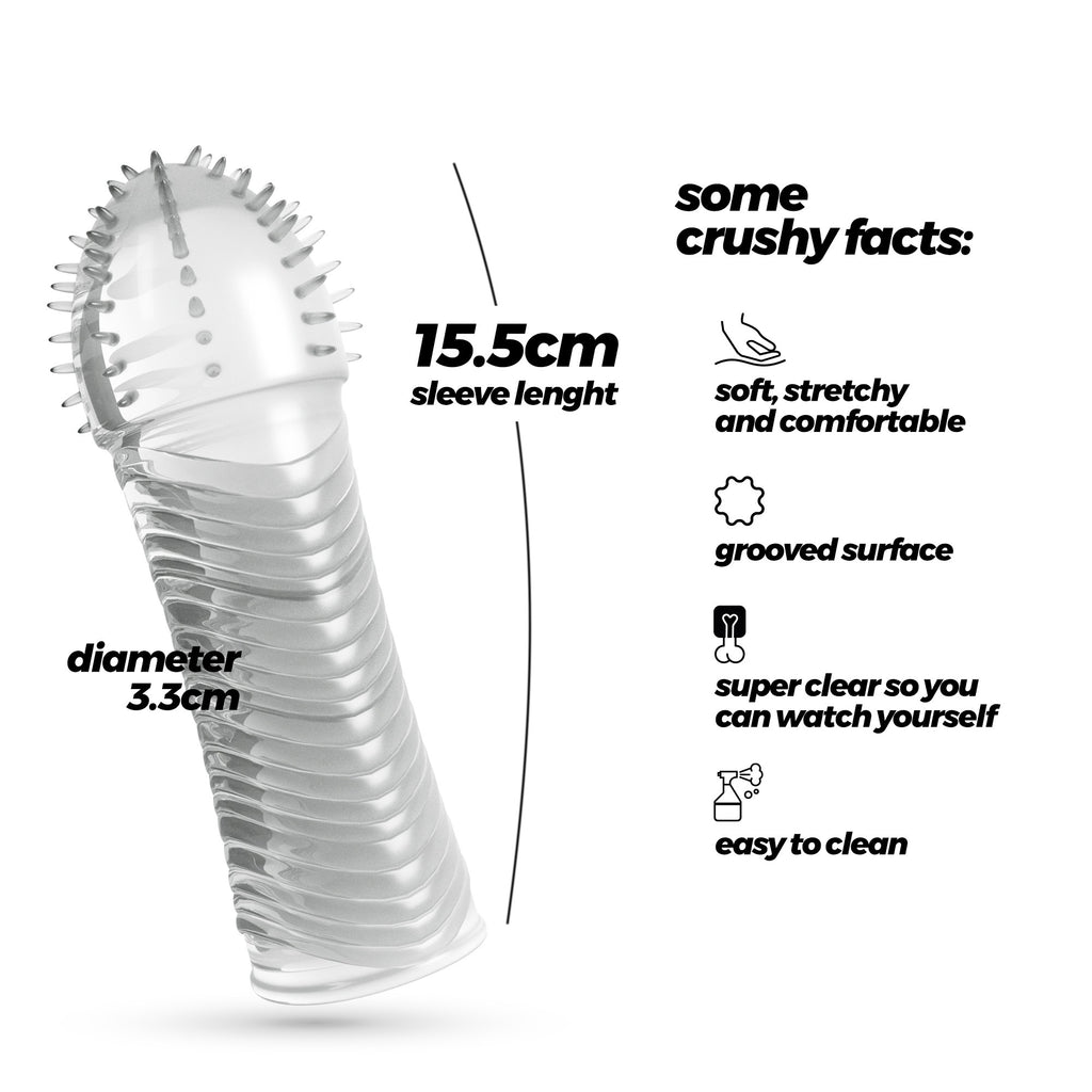 Manga Para O Pénis Ribbed Crushious