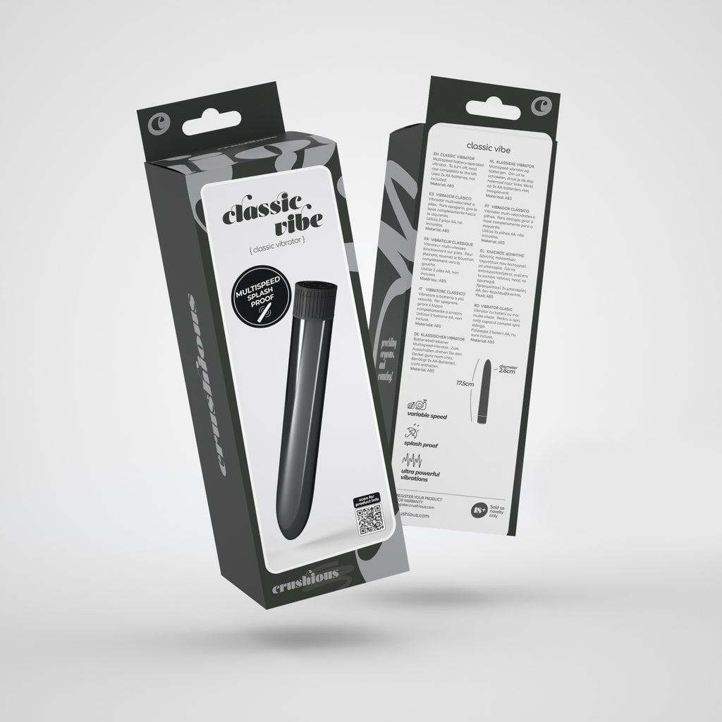 Vibrador Classic Vibe Crushious Preto
