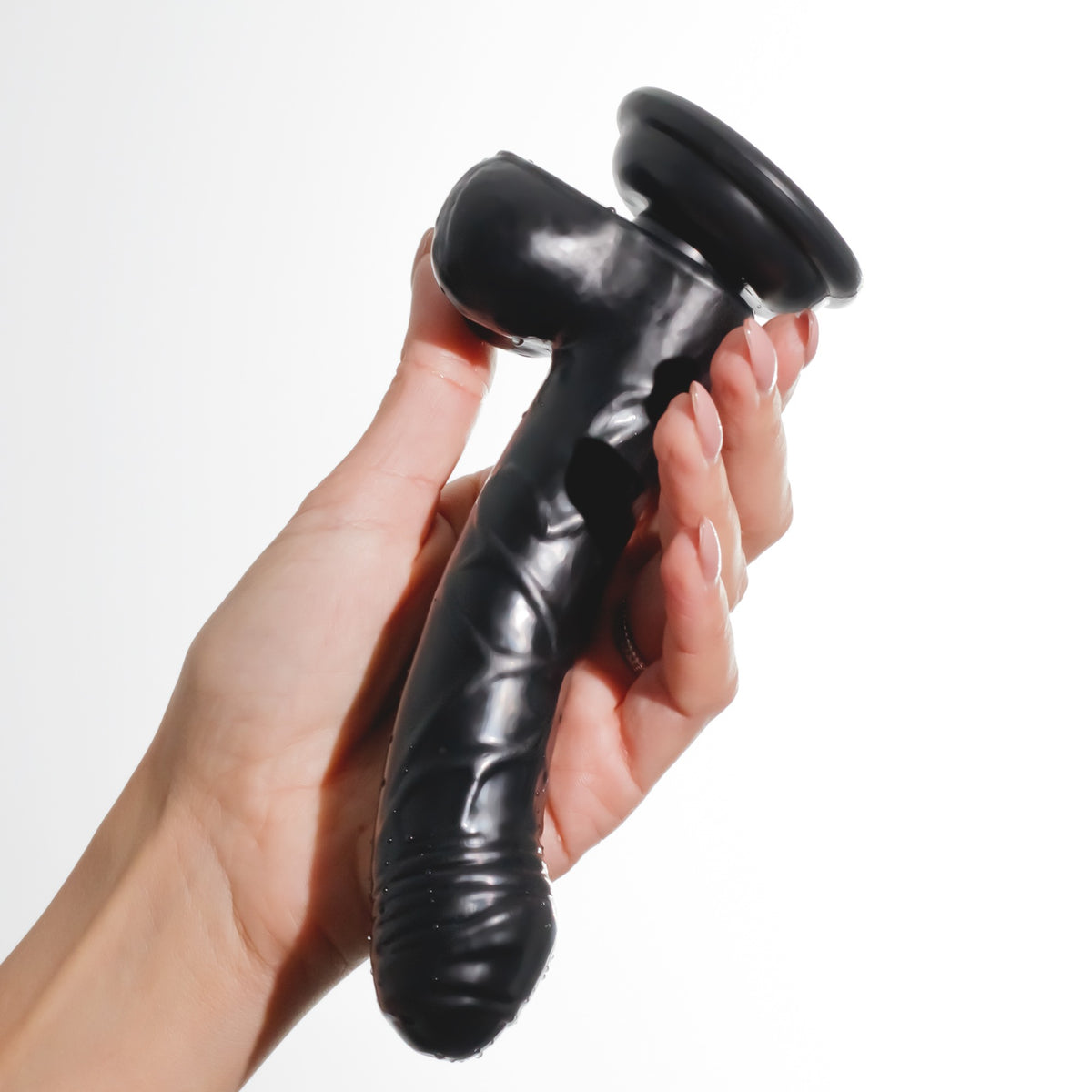 Hudini Dildo Anal Jelly Preto Crushious