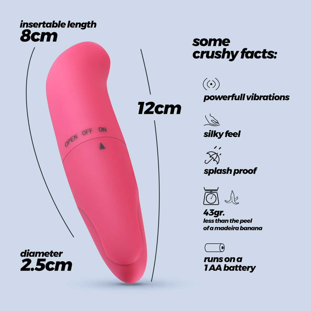 Mini Massajador G-Finder Rosa Crushious