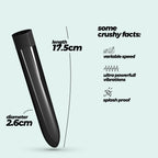Vibrador Classic Vibe Crushious Preto