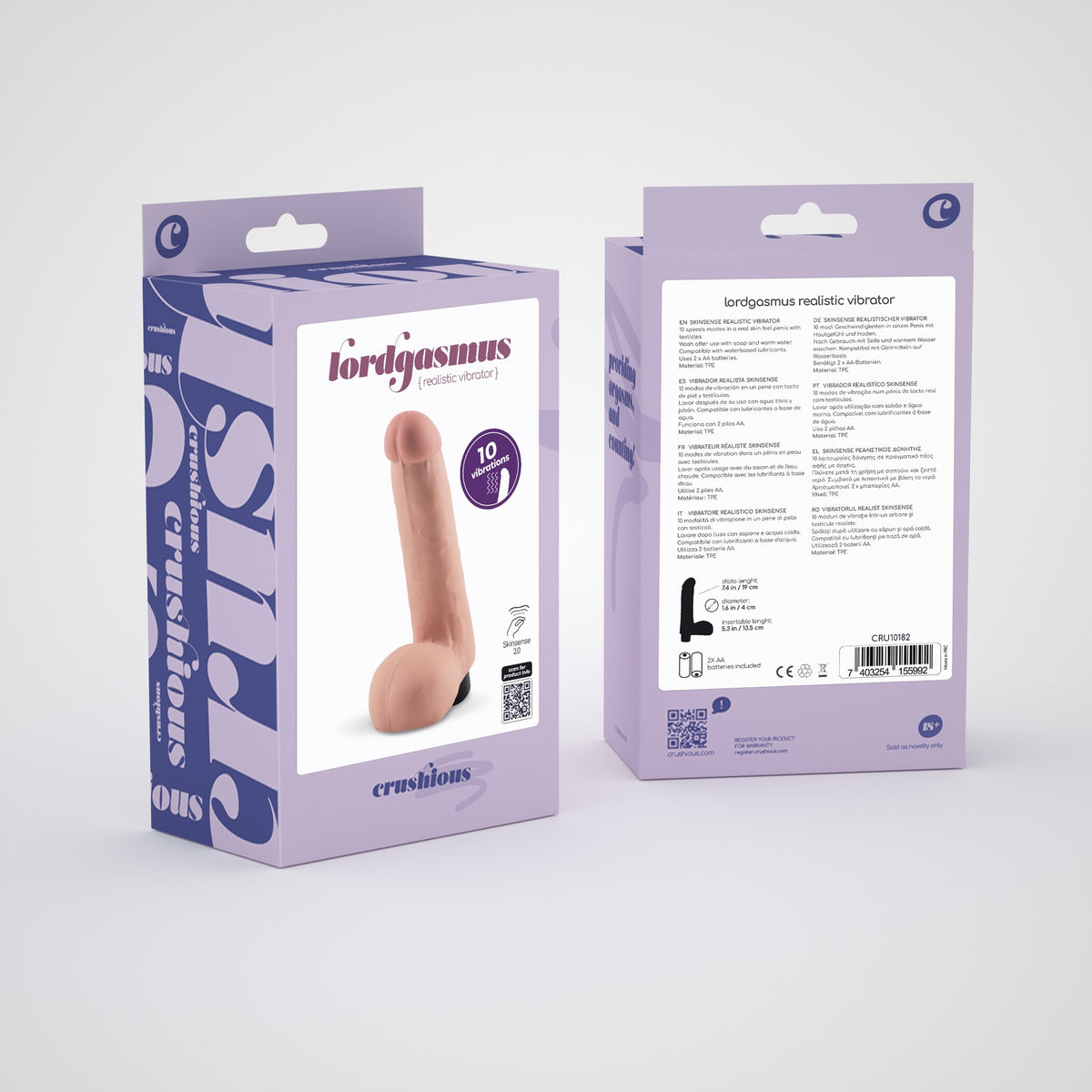 Vibrador Realístico Lordgasmus Crushious