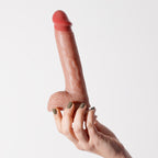 Dildo De Silicone Líquido Inviktus 8 Crushious Pele