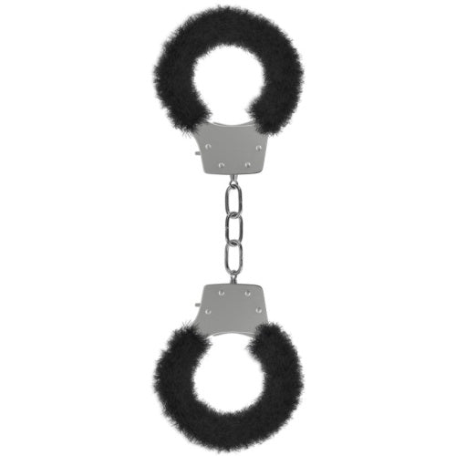 Algemas Com Peluche Pleasure Furry Handcuffs Pretas