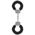 Algemas Com Peluche Pleasure Furry Handcuffs Pretas