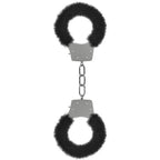 Algemas Com Peluche Pleasure Furry Handcuffs Pretas