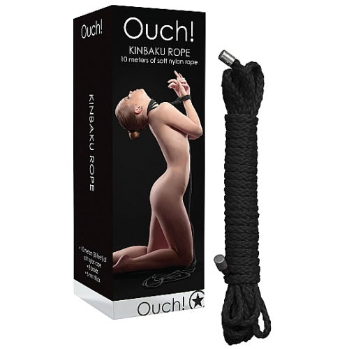 Corda De Restrição Kinbaku 10 Metros Preta