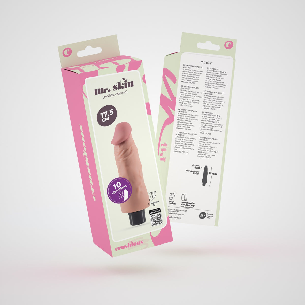 Vibrador Realístico Mr. Skin Crushious
