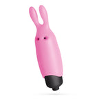 O-Pet Coelho Com Bala De 10 Vibrações Rosa Pastel Crushious