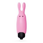 O-Pet Coelho Com Bala De 10 Vibrações Rosa Pastel Crushious