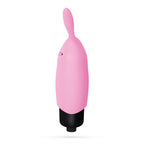 O-Pet Coelho Com Bala De 10 Vibrações Rosa Pastel Crushious