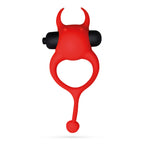 Daemon Anel Para O Pénis Com Vibração Vermelho Crushious