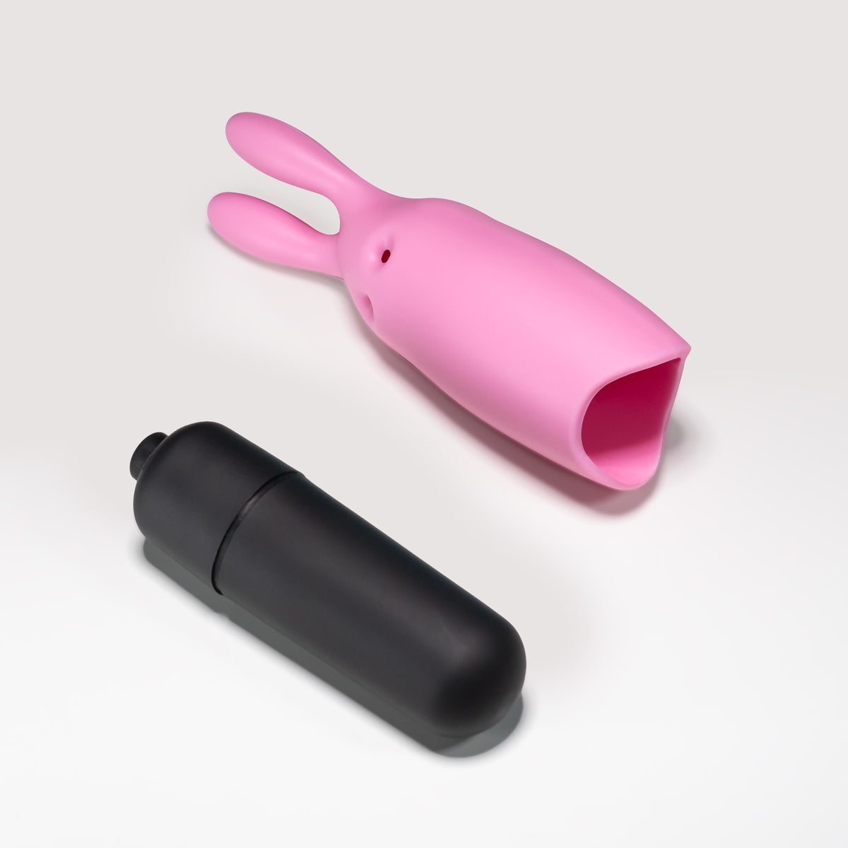 O-Pet Coelho Com Bala De 10 Vibrações Rosa Pastel Crushious