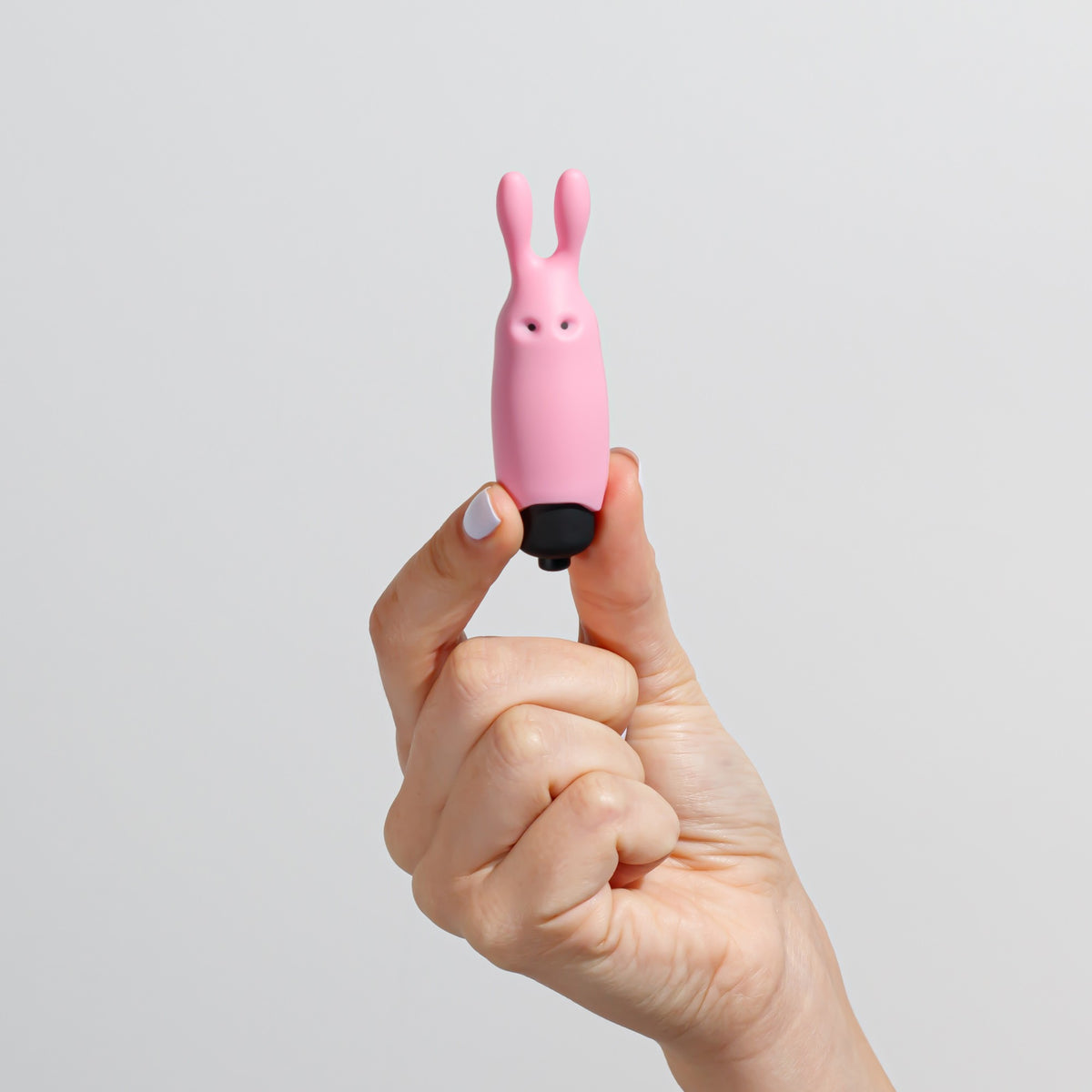 O-Pet Coelho Com Bala De 10 Vibrações Rosa Pastel Crushious