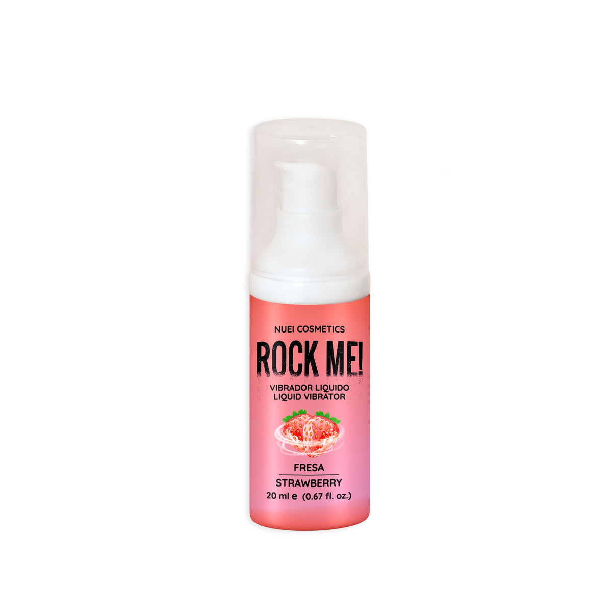 Rock Me! Vibrador Líquido Morango 20 Ml Nuei