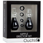 Kit Sugador De Mamilos Ouch! Nipple Erector Set Preto