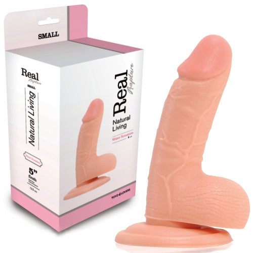 Dildo Realístico Real Rapture Water Sensations 5'' Branco