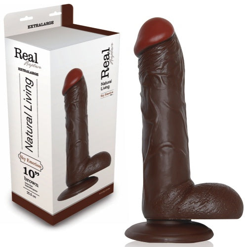 Dildo Realístico Real Rapture Sky Emotion 10'' Negro