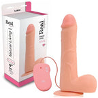 Vibrador Realístico Real Rapture Fire Passion 9'' Branco