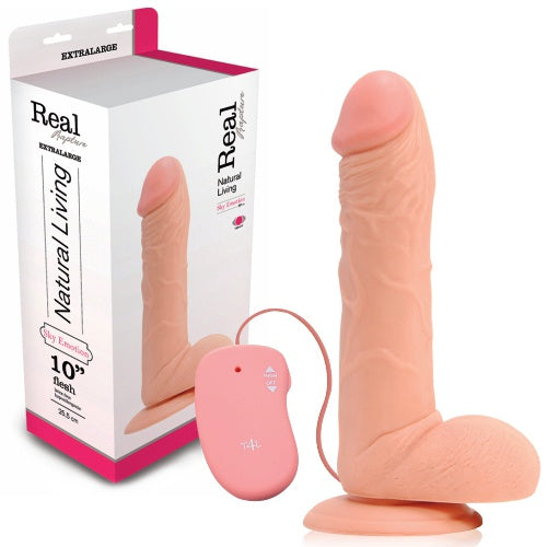 Vibrador Realístico Real Rapture Sky Emotion 10'' Branco