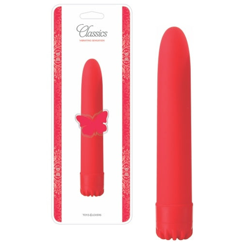 Vibrador Classics Vermelho Grande