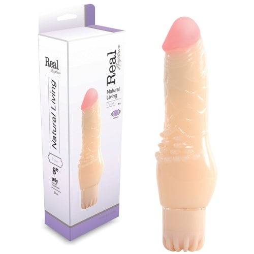 Vibrador Jelly Real Rapture Upset 8''