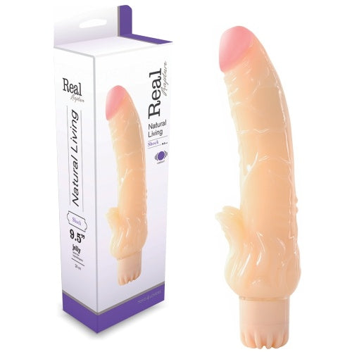 Vibrador Jelly Real Rapture Shock 9.5''