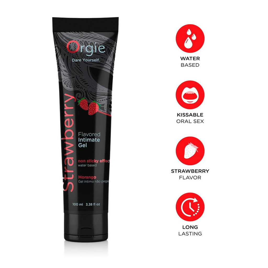 Lubrificante À Base De Água Com Sabor A Morango 200 Ml Just Glide