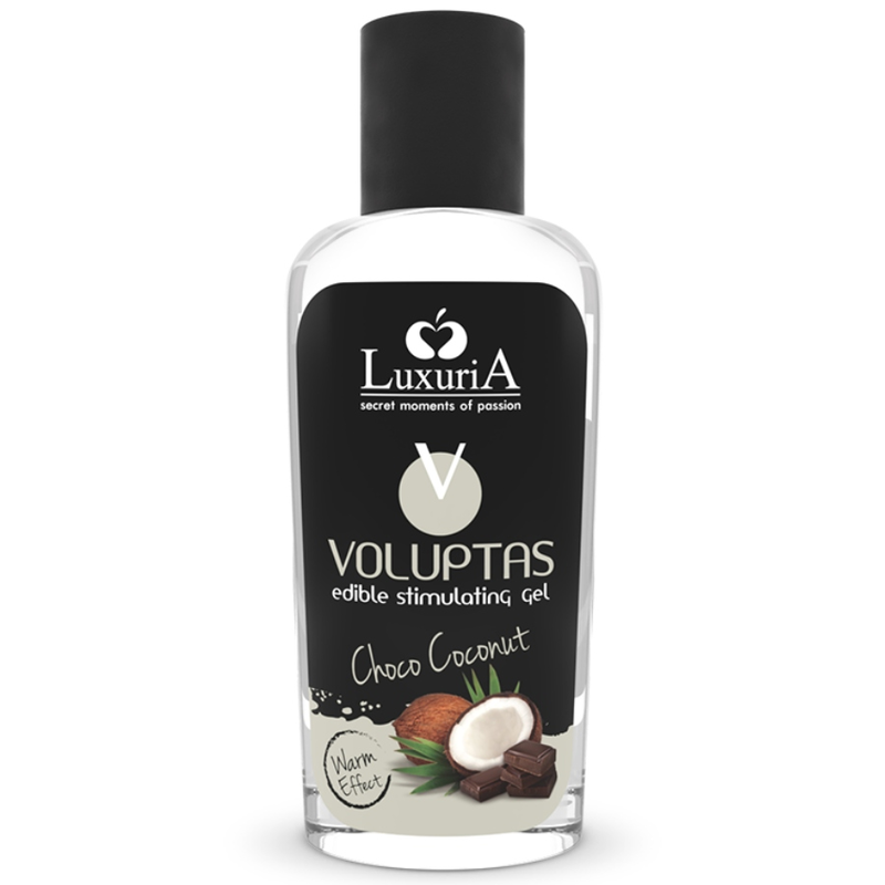 Voluptas Comestível Efeito De Calor Massagem Gel - Coco 100 Ml Intimateline Luxuria