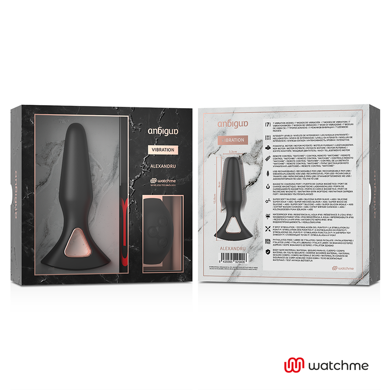 Anbiguo Watchme Remote Control Vibrator Plug Anal Alexandru