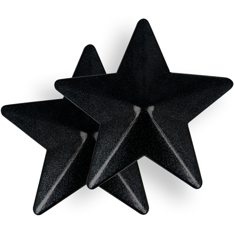 Tapa Mamilos Coquette Chic Desire - Estrelas Pretas