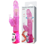Vibrador Com Estimulante De Clitóris Up And Down Up And Down Up And Down Rosa