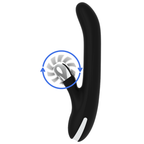 Vibrador Com Rotação Black&Silver Bunny Storm