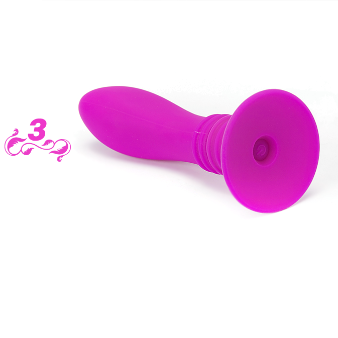 Plug Anal Com Vibração Silicone Pretty Love 10V