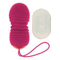 Ovo Vibratório Com Comando Recarregavel Ohmama Função Para Cima E Para Baixo Egg 7 Modos - Rosa