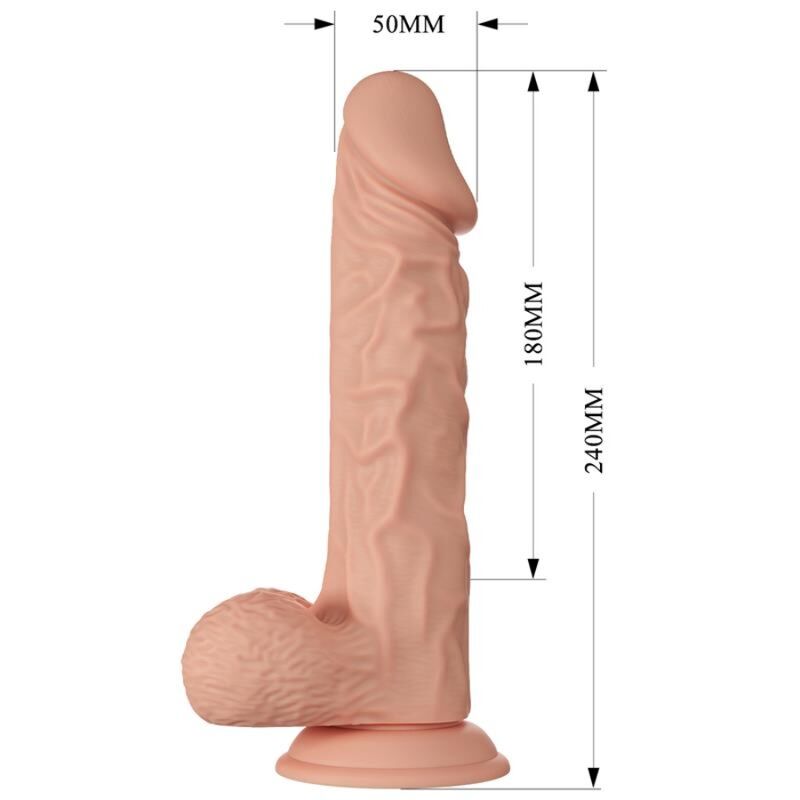 Dildo Realístico E Flexível 24 Cm - Carne Baile