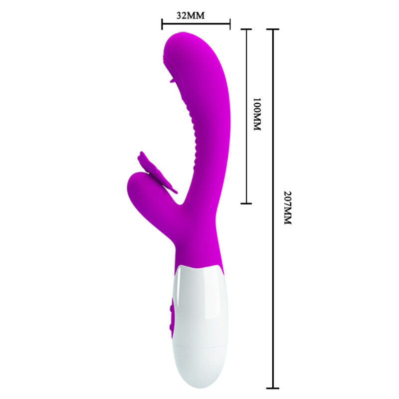Vibrador Pretty Love Moth Licking & Vibrating