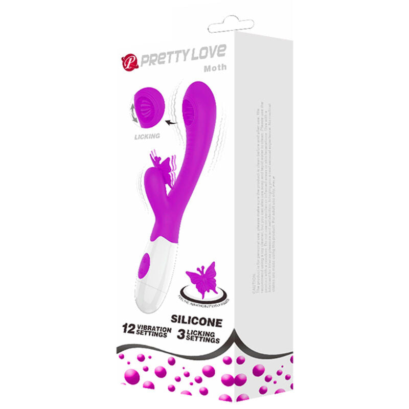 Vibrador Pretty Love Moth Licking & Vibrating
