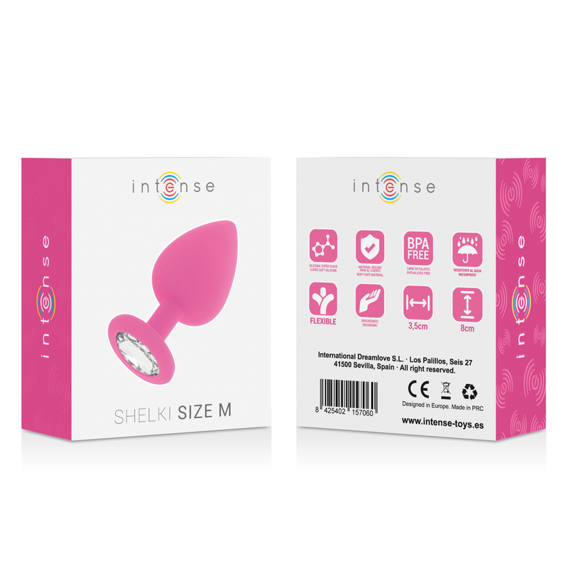 Plug Anal Shelki M Intense Rosa