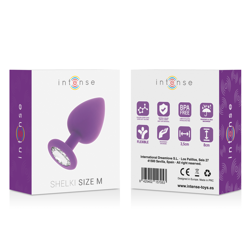 Plug Anal Shelki M Intense Roxo