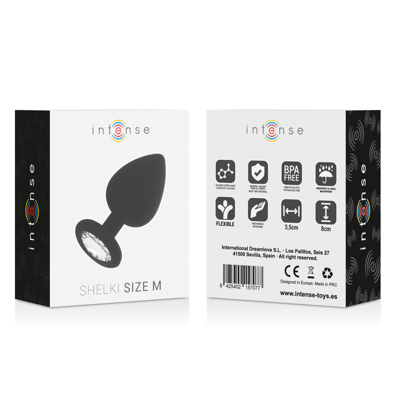 Plug Anal Intense Shelki M Preto