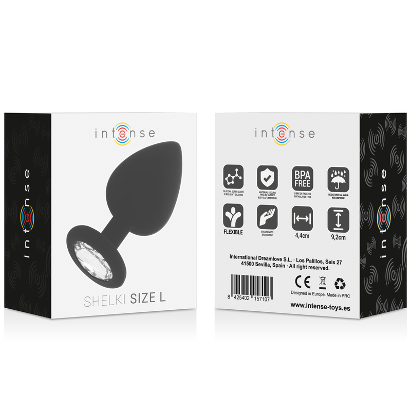 Plug Anal Intense Shelki L Preto