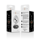 Plug Anal Intense - Metal Com Pedra Preta Size S