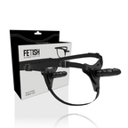 Arnês Fetish Submissive - Silicone Preto Realista 15 Cm