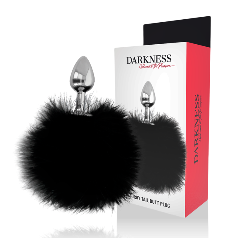 Plug Anal Cauda De Coelho Darkness Extra Feel 7Cm