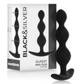 Plug Anal Black&Silver - Rupert Anal Ball Chain 10 Cm